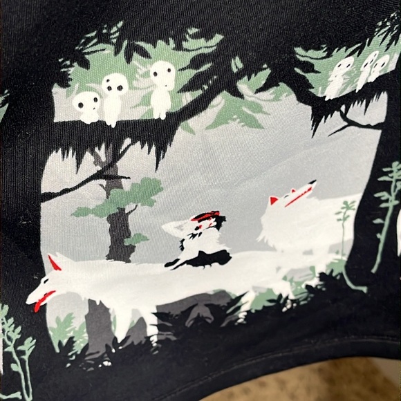 Her Universe Studio Ghibli Collection Princess Mononoke Suspender Skirt - Picture 10 of 15